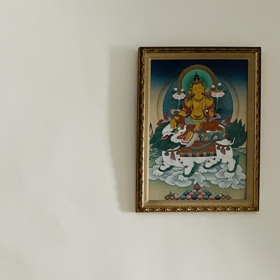 場域裡的唐卡掛畫